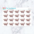 Santa Baby Hat Planner Stickers