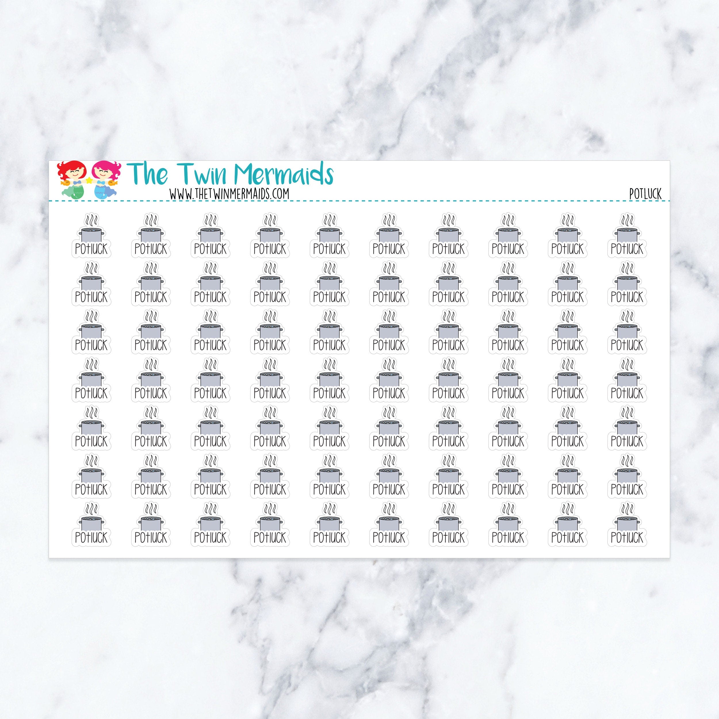 Potluck Planner Stickers