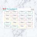 Cleaners Boxes in Spectrum Planner Stickers