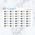 Hot Tub Maintenance in Spectrum Planner Stickers