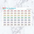 Wash Covers in Pastel Planner Stickers