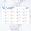 Cleaners Boxes in Pastel Planner Stickers