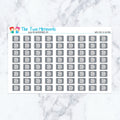 Wash Rugs in Neutral Planner Stickers
