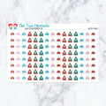 Winter Beanies Planner Stickers