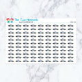 Police Car Planner Stickers