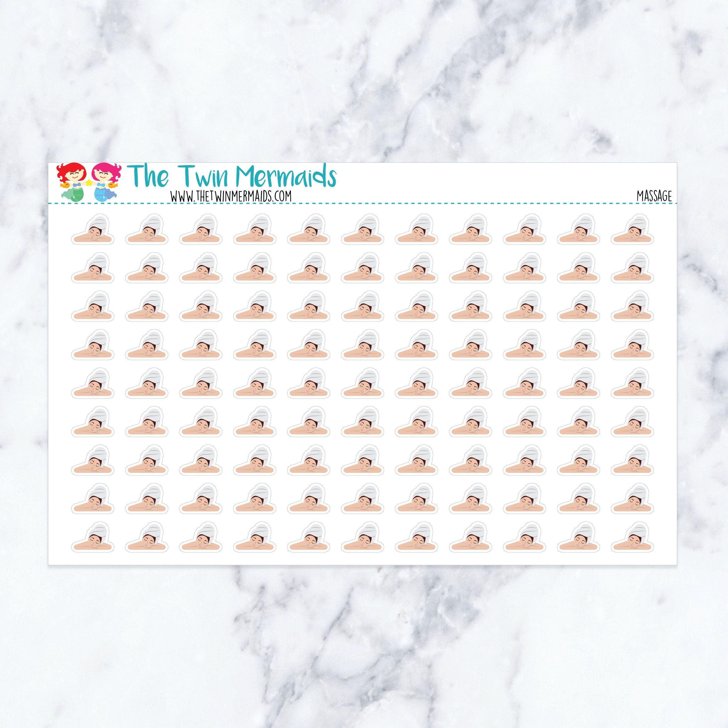 Massage Planner Stickers