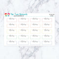 Meeting Boxes in Pastel Planner Stickers