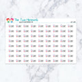 Golf Game Planner Stickers