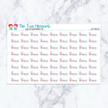 Golf Practice Planner Stickers
