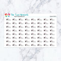 Bowling Practice Planner Stickers