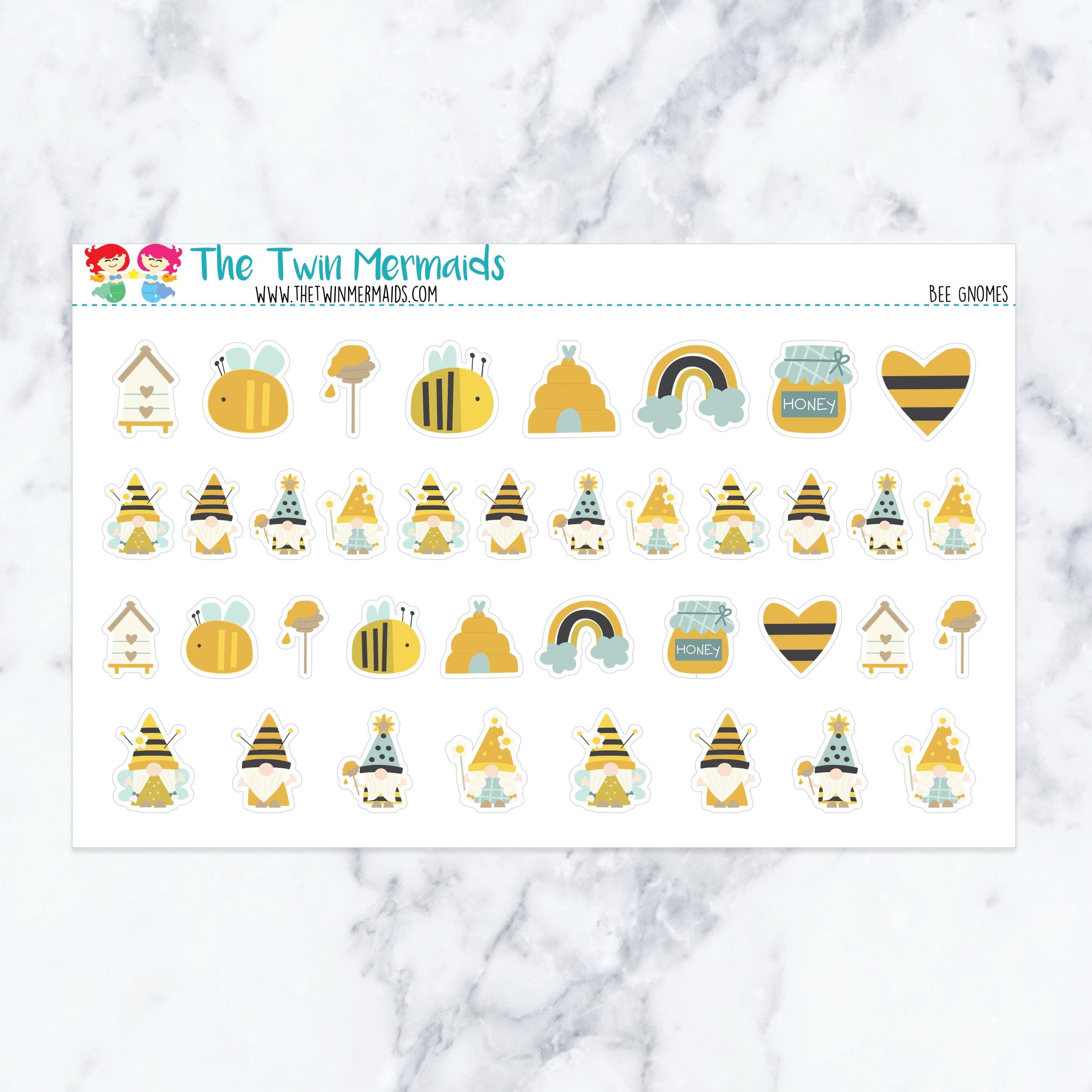 Bee Gnomes Planner Stickers