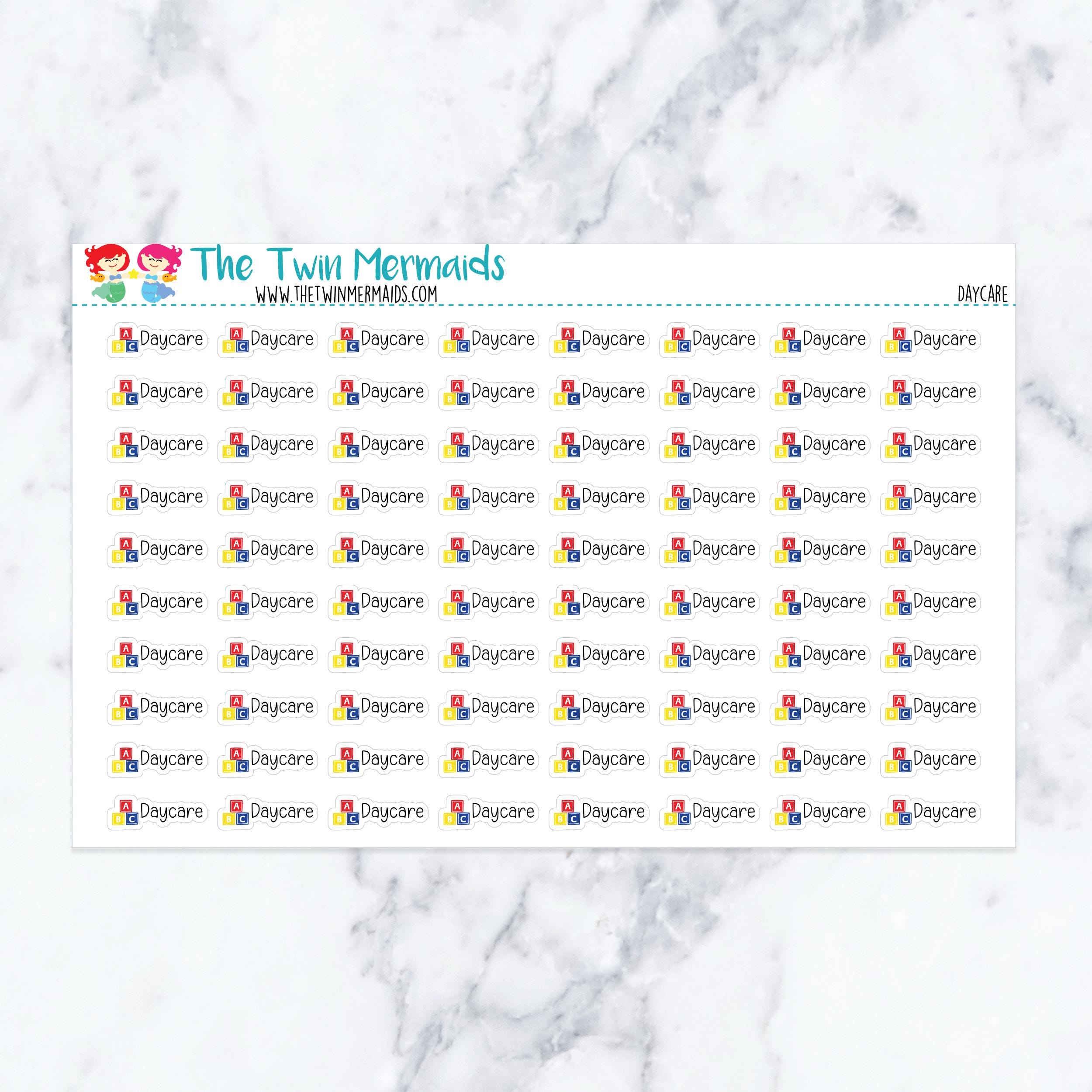 Daycare Planner Stickers