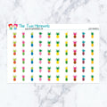 Wild Pineapples Planner Stickers