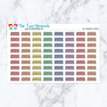 Pill Organizer in Pastel planner stickers, pastel color scheme. Kiss-cut sticker sheet for planners, bullet journals, and scr