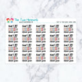 Don’t Let Their Energy Change Yours planner stickers. Kiss-cut sticker sheet for planners, bullet journals, and scrapbooking.