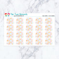 Being Normal Is Sooo Overrated planner stickers. Kiss-cut sticker sheet for planners, bullet journals, and scrapbooking.