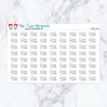 Treat Septic planner stickers. Kiss-cut sticker sheet for planners, bullet journals, and scrapbooking.