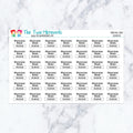 Marching Band Volunteer planner stickers. Kiss-cut sticker sheet for planners, bullet journals, and scrapbooking.
