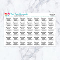 Marching Band Fundraiser planner stickers. Kiss-cut sticker sheet for planners, bullet journals, and scrapbooking.